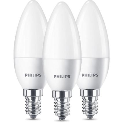 Set 3x LED-Lampe Philips E14/5,5W/230V 2700K