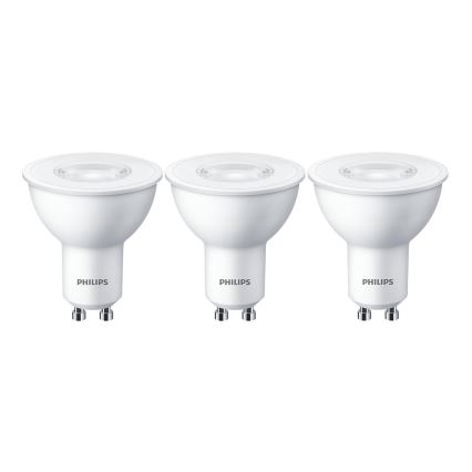 SET 3x LED-Lampe Philips GU10/4,7W/230V 2700K