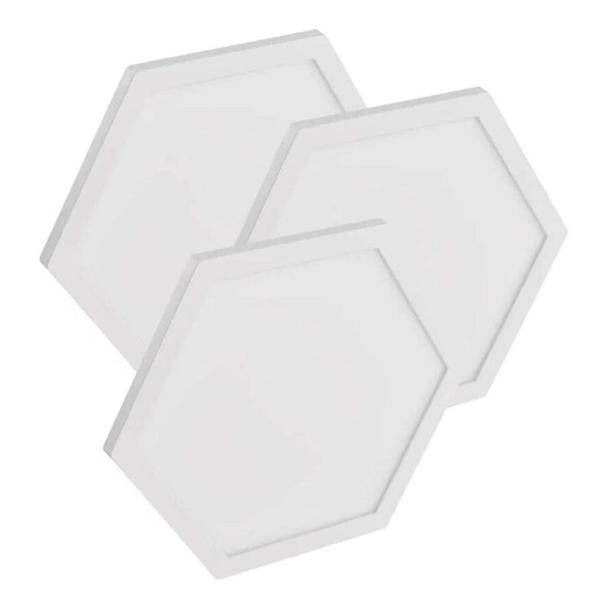SET 3x LED RGBIC+CCT Dimmbares Panel - Verlängerungs- 3xLED/1,8W/230V Wi-Fi Tuya