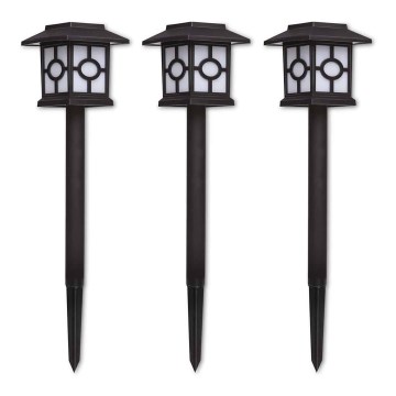 SET 3x LED Solarleuchte LED/1,2V 600 mAh