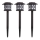 SET 3x LED Solarleuchte LED/1,2V 600 mAh