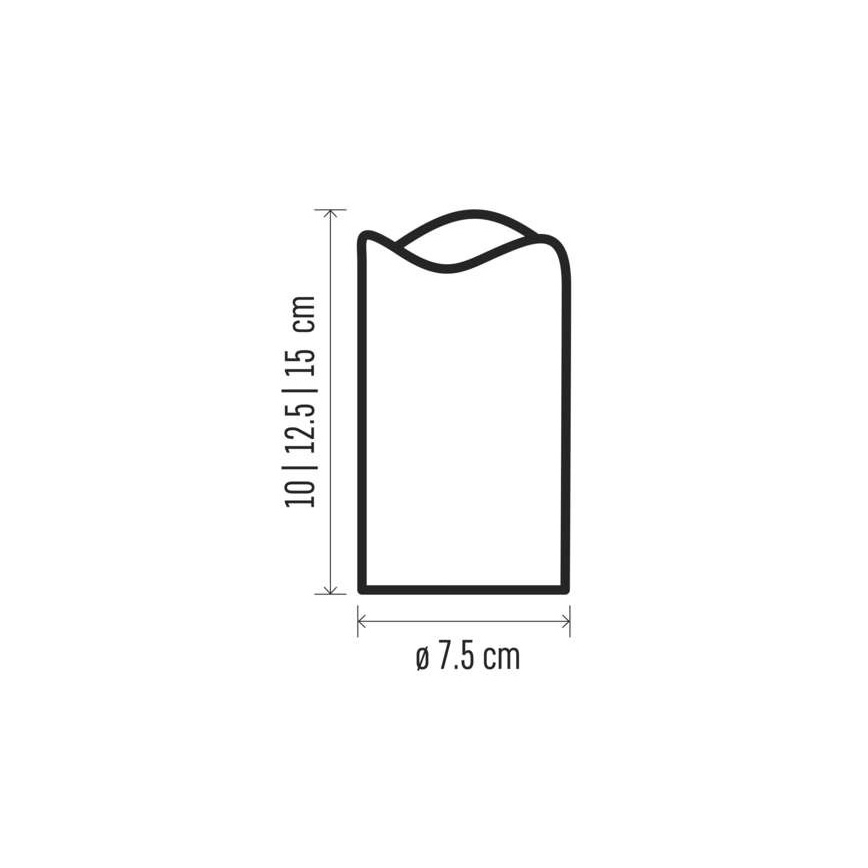 SET 3x LED Weihnachtsdekoration 3xLED/3x3AAA + Fernbedienung