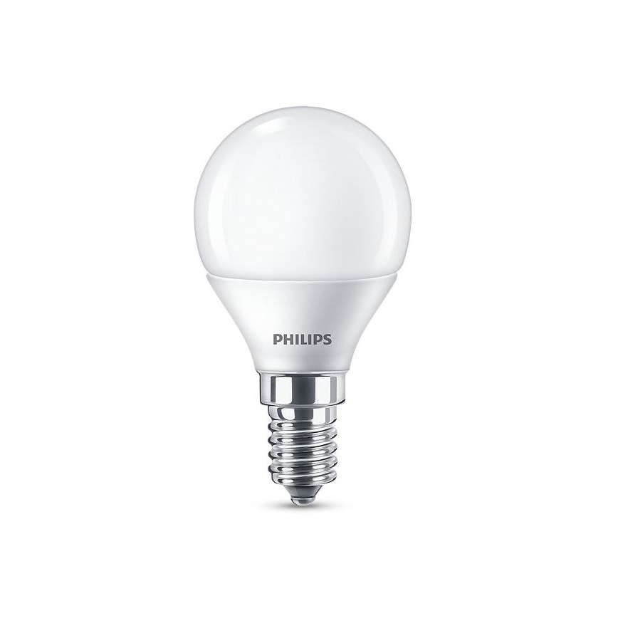 SET 4x LED Glühbirne Philips P45 E14/5,5W/230V 2700K