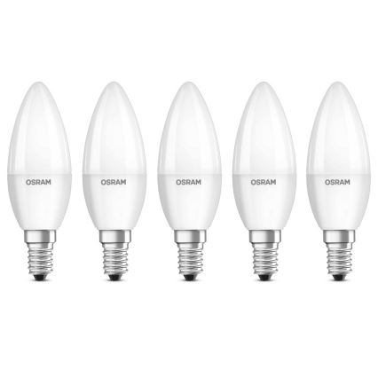 SET 5x LED-Lampe BASE B40 E14/4,9W/230V 2700K - Osram