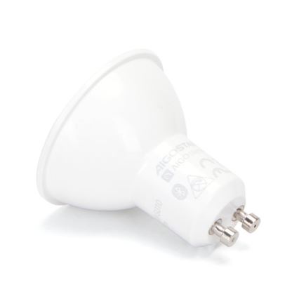 6er-Set dimmbare LED RGBW-Leuchtmittel MESH GU10/6,5W/230V 2700-6500K Wi-Fi + Fernbedienung - Aigostar