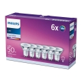 SET 6x LED-Leuchtmittel Philips GU10/4,6W/230V 4000K