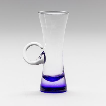 Set 6x Likörglas mit Henkel violett