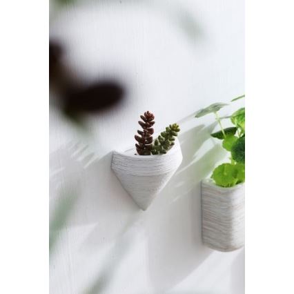 SET 6x Wandblumentopf LOU 15x17 cm