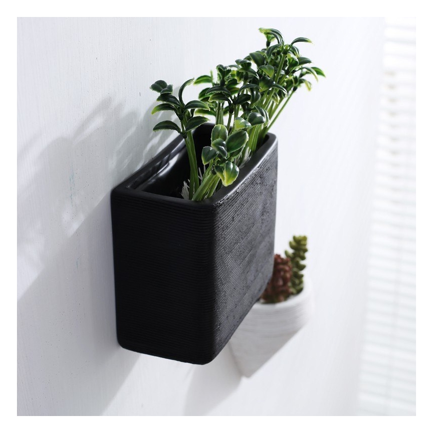 SET 6x Wandblumentopf LOU 15x17 cm