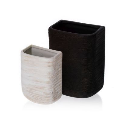 SET 6x Wandblumentopf LOU 15x17 cm