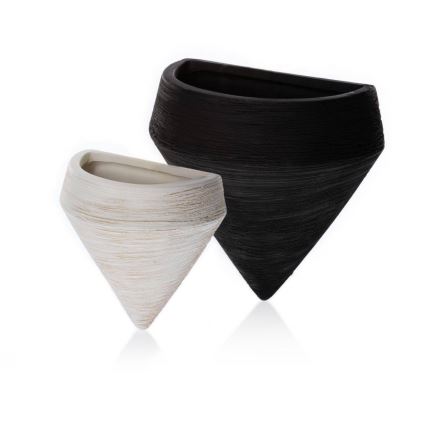SET 6x Wandblumentopf LOU 15x17 cm