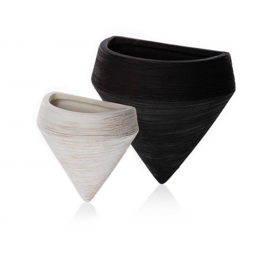 SET 6x Wandblumentopf LOU 15x17 cm