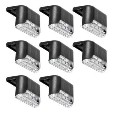 SET 8x LED Solar-Treppenbeleuchtung LED/0,06W/1,2V 3000K IP44 600 mAh