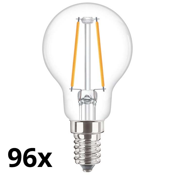 SET 96x LED-Glühbirne VINTAGE P45 E14/2W/230V 2700K