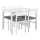 SET Esstisch + 4x Stühle EMILY, weiß