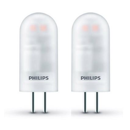 Set mit 2 LED-Glühbirnen Philips G4/0,9W/12V 2700K