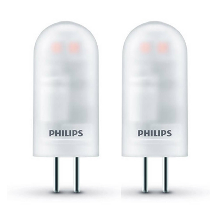 Set mit 2 LED-Glühbirnen Philips G4/0,9W/12V 2700K