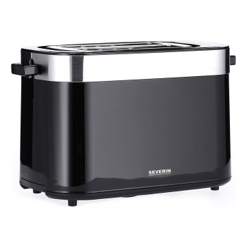 Severin AT 9264 - Toaster mit zwei Schlitzen 800W/230V Edelstahl/schwarz