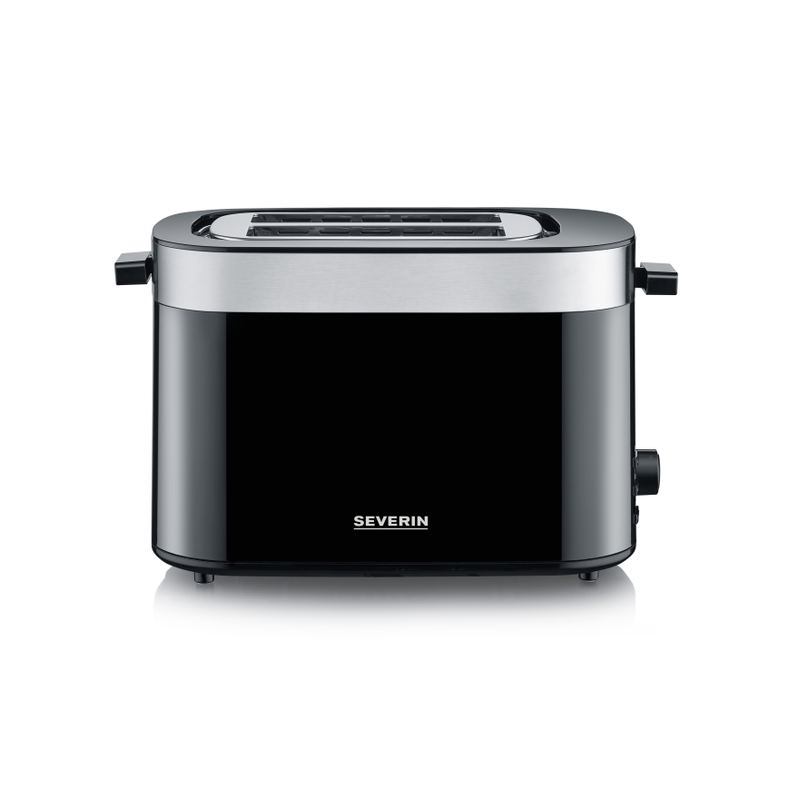 Severin AT 9264 - Toaster mit zwei Schlitzen 800W/230V Edelstahl/schwarz