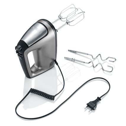 Severin HM 3832 - Handmixer 400W/230V Edelstahl/schwarz
