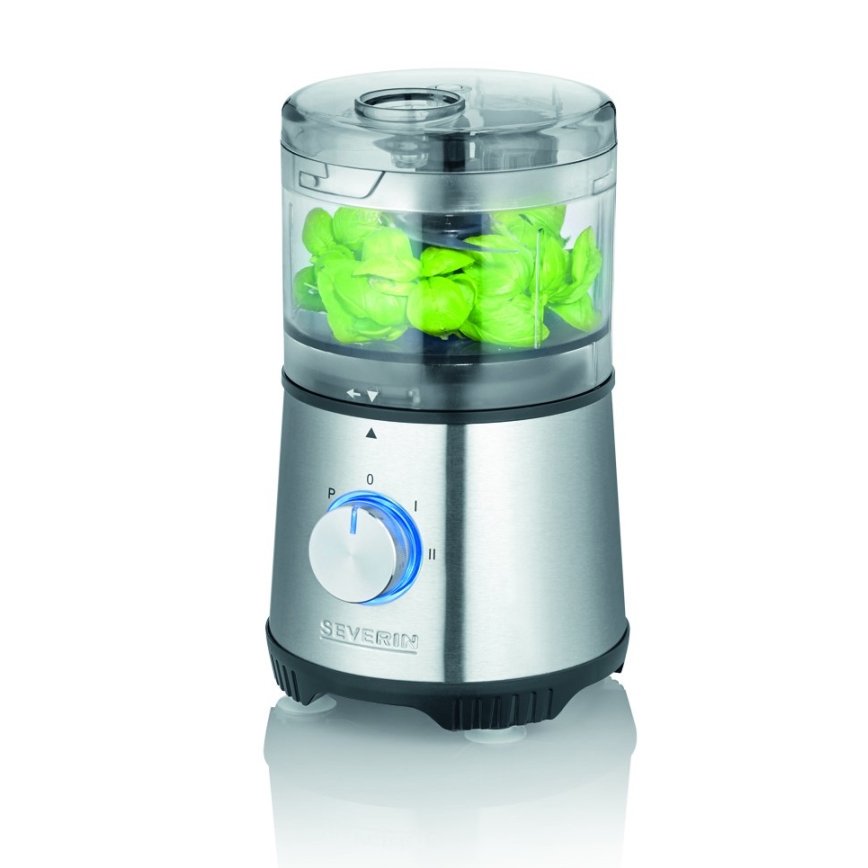 Severin KM 3865 - Küchenzerkleinerer 400W/230V Edelstahl/Schwarz
