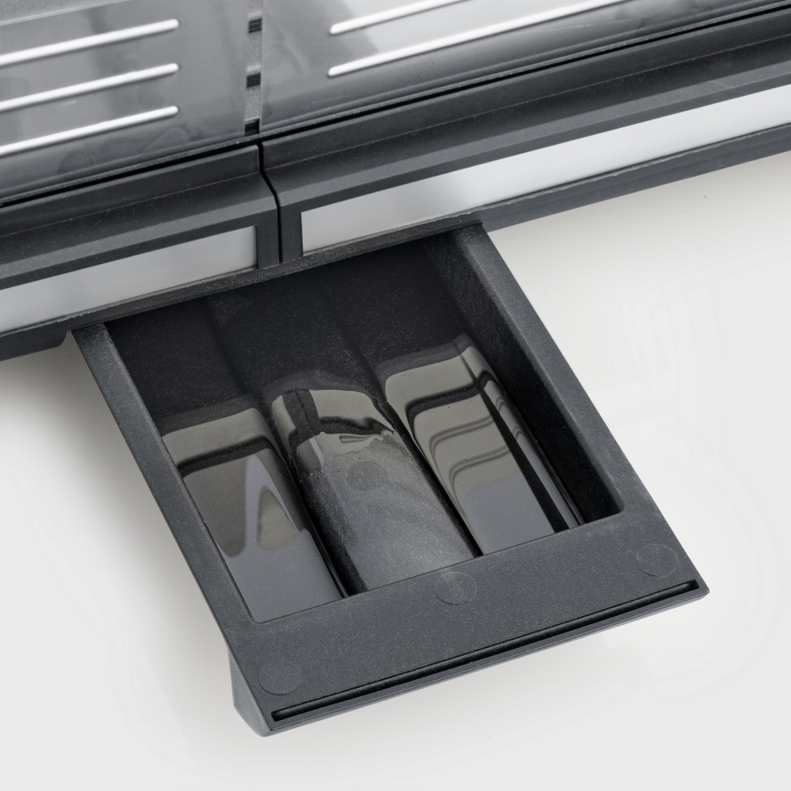 Severin PG 8564 - Elektrischer Tischgrill, 2300 W / 230 V, 50 x 30 cm, schwarz