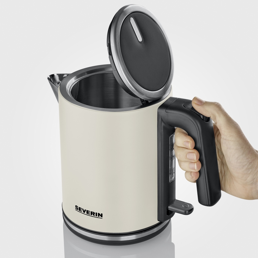 Severin WK 9577 - Schnellkochender Wasserkocher 1 l 2400W/230V beige