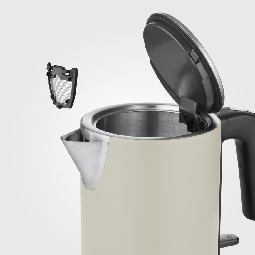 Severin WK 9577 - Schnellkochender Wasserkocher 1 l 2400W/230V beige