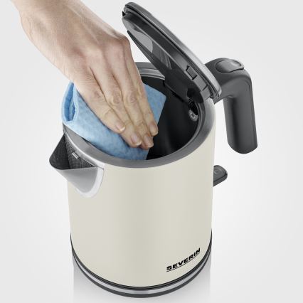 Severin WK 9577 - Schnellkochender Wasserkocher 1 l 2400W/230V beige