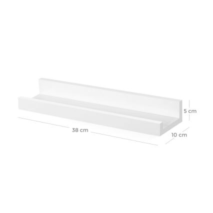 SHELFY 3er-Set Wandregale, weiß