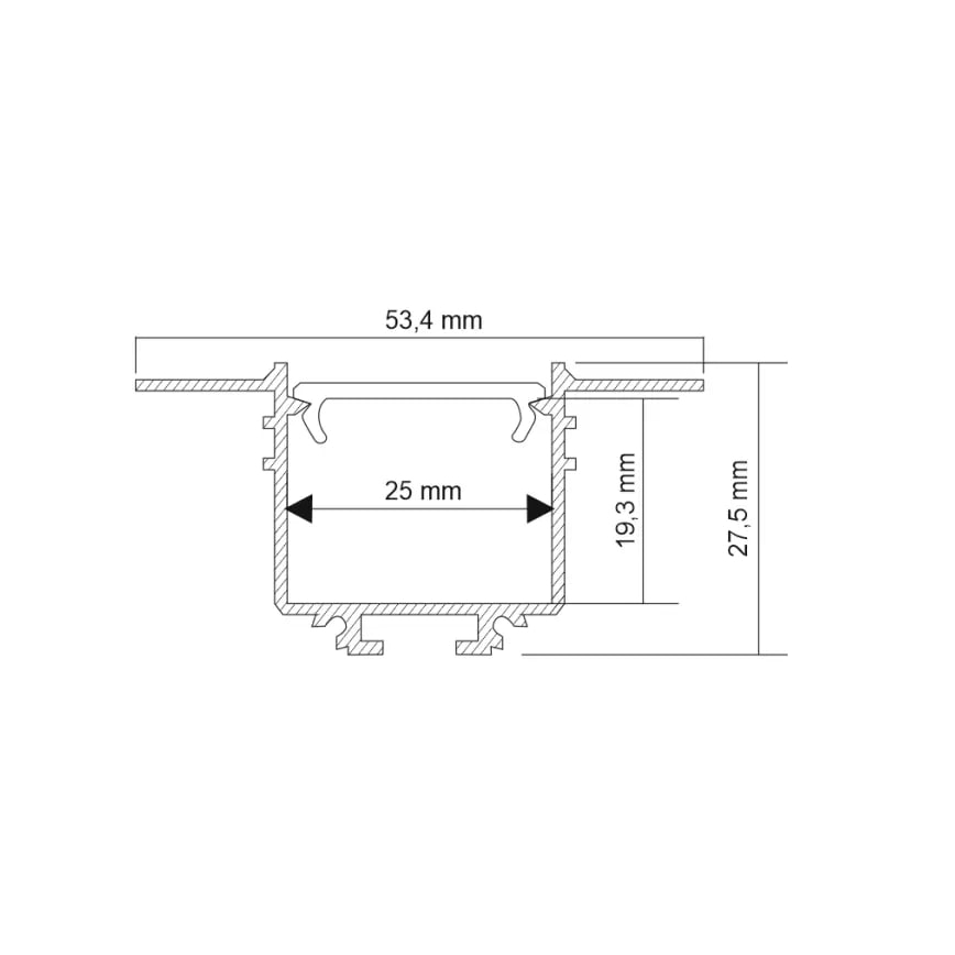 Shilo - LED-Einbauleuchte LED/9W/230V 3000K CRI 90 schwarz