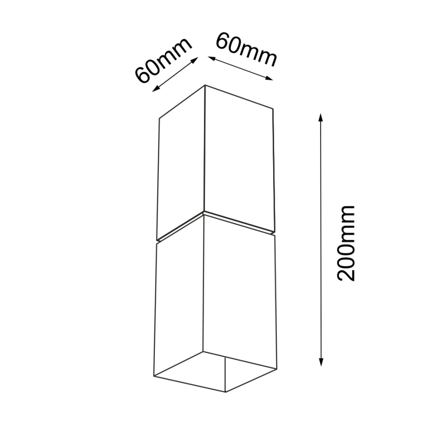 Shilo - Wandbeleuchtung 1xG9/15W/230V weiß