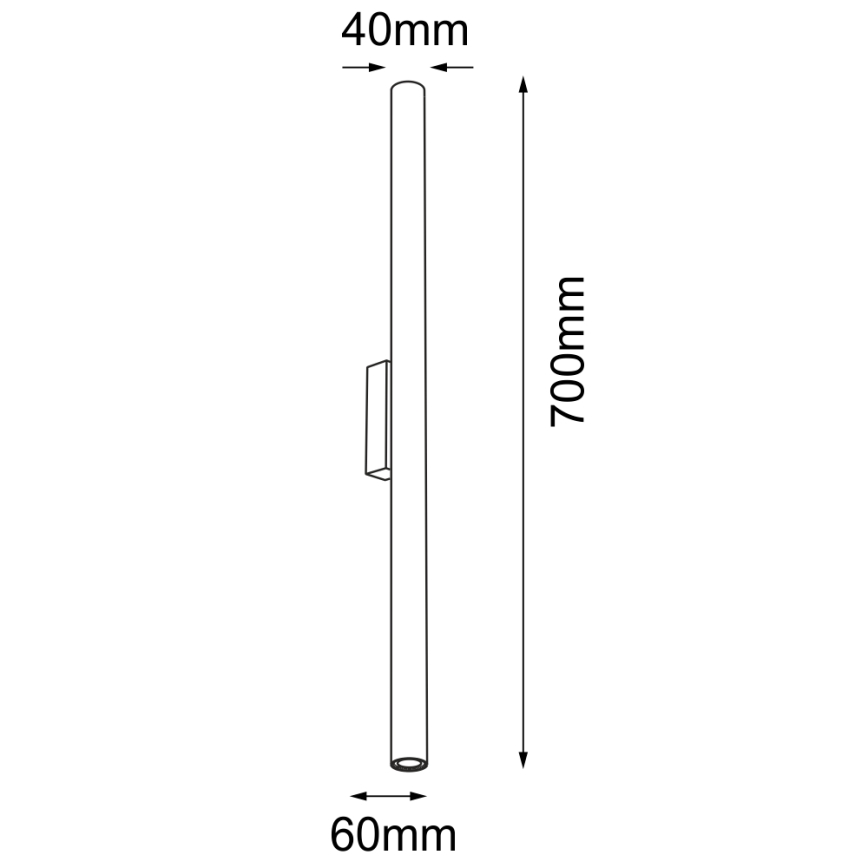 Shilo - Pinnwand 2xGU10-MR11/15W/230V weiß