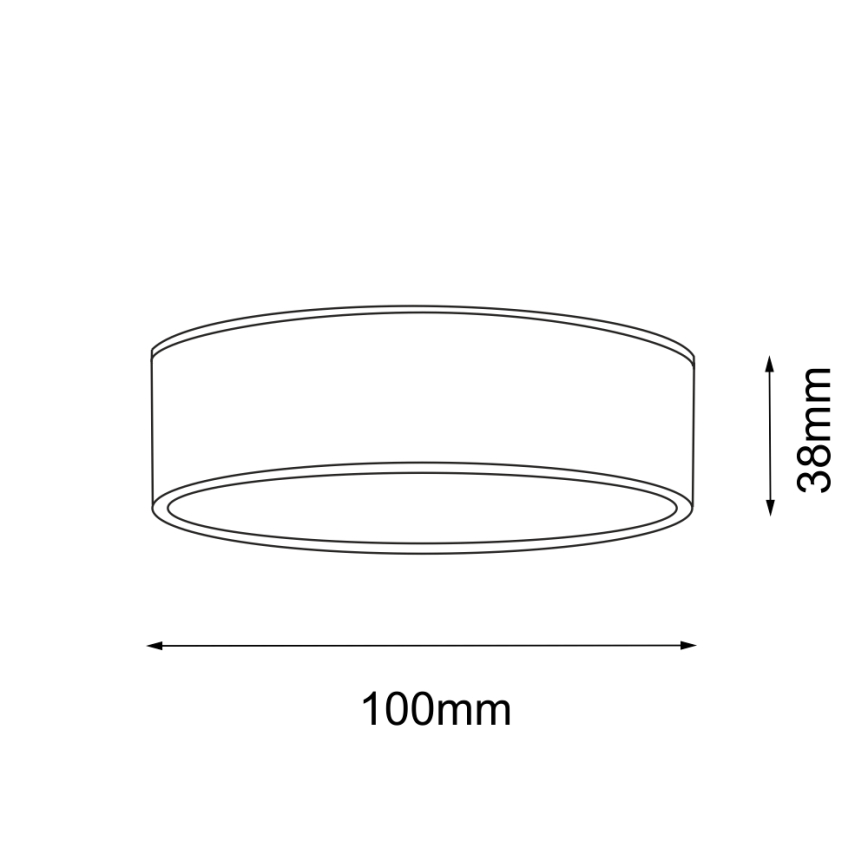 Shilo - LED Bad-Deckenleuchte LED/10W/230V IP44 weiß