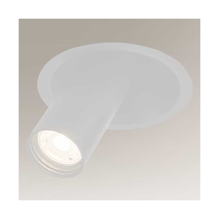 Shilo - Einbaustrahler 1xGU10/MR11/15W/230V d 11 cm weiß