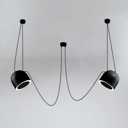 Shilo - Hängeleuchte 2xE14/15W/230V Spinne schwarz