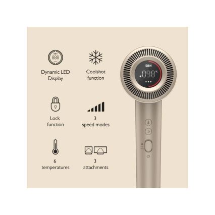 Silk’n - Haartrockner SILKYAIR PRO 1600W/230V Gold