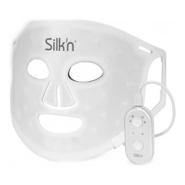 Silk’n - LED RGB Therapeutische Gesichtsmaske LED/5V 2000 mAh weiß + Fernbedienung
