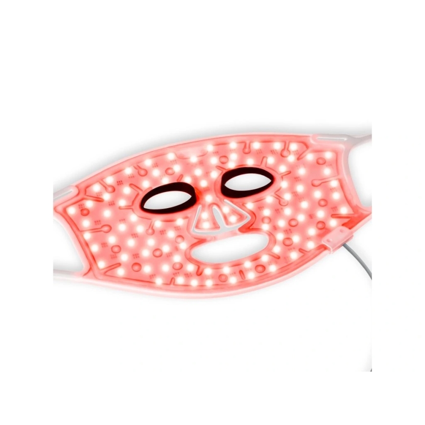 Silk’n - LED RGB Therapeutische Gesichtsmaske LED/5V 2000 mAh weiß + Fernbedienung