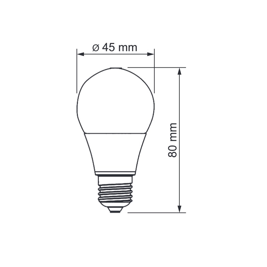 Sinclair - LED-Glühbirne E14/5W/230V 3000K