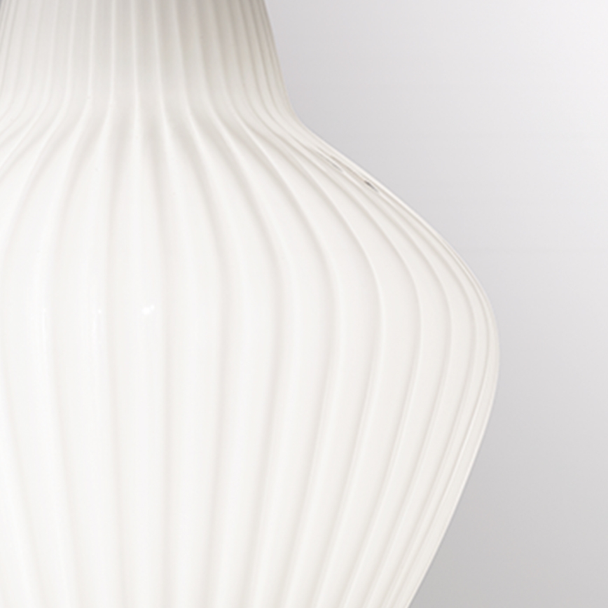 SIRU - Hängeleuchte an Schnur LONDON 1xE27/60W/230V weiß/glänzendes Chrom Venezianisches Glas