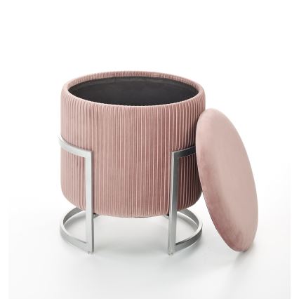 Sitzhocker CRICKET Ø 40 cm rosa