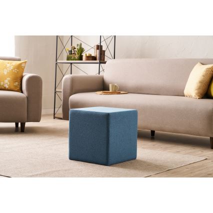 Sitzhocker CUBI 40 x 40 cm blau