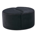 Sitzhocker JING Ø 80 cm Anthrazit