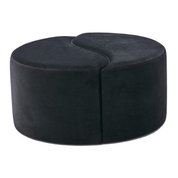 Sitzhocker JING Ø 80 cm Anthrazit
