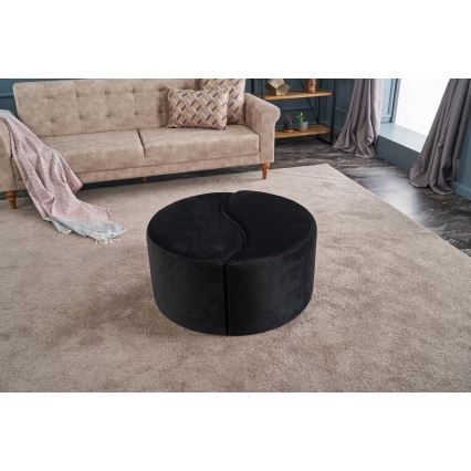 Sitzhocker JING Ø 80 cm Anthrazit