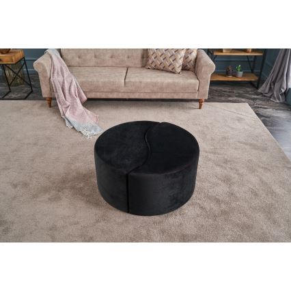 Sitzhocker JING Ø 80 cm Anthrazit