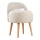 Sitzhocker NIKI Ø 46 cm creme