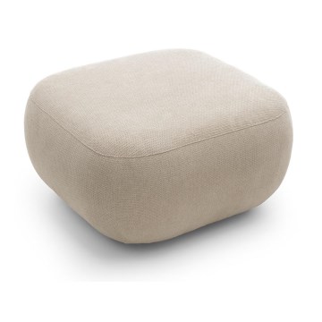 Sitzhocker OLBIA 75x75 cm, beige