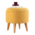 Sitzhocker PIXI, Ø 40 cm, gelb